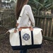 Extra Large Monogram Tote Bag - Monogram Duffle Bag - Large Travel Tote- Mothers Day Gift- Back to School - Graduation Gift - College Life