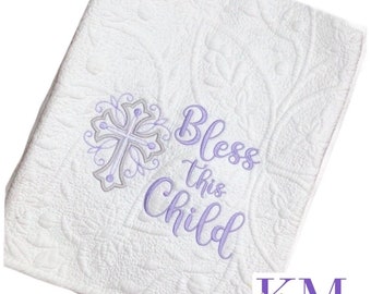 Custom Baby Blanket for New Baby Baptism Baby Girl Newborn Baby Shower Gifts