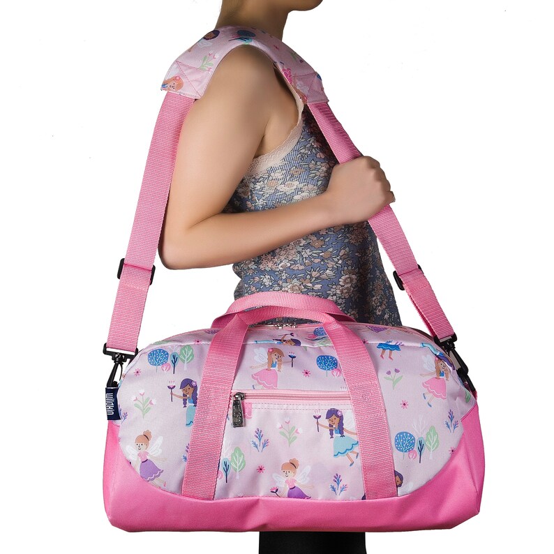 Kids Duffle Bag Personalized Girls Weekender Bag Princess Etsy