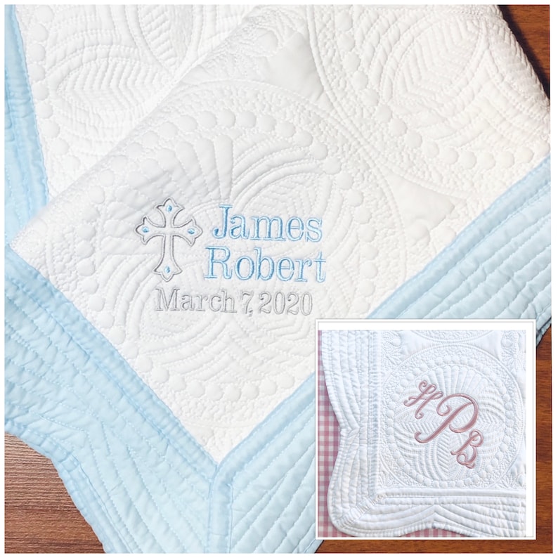 Baptism Baby Quilt