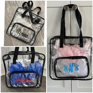 See through college gameday bags