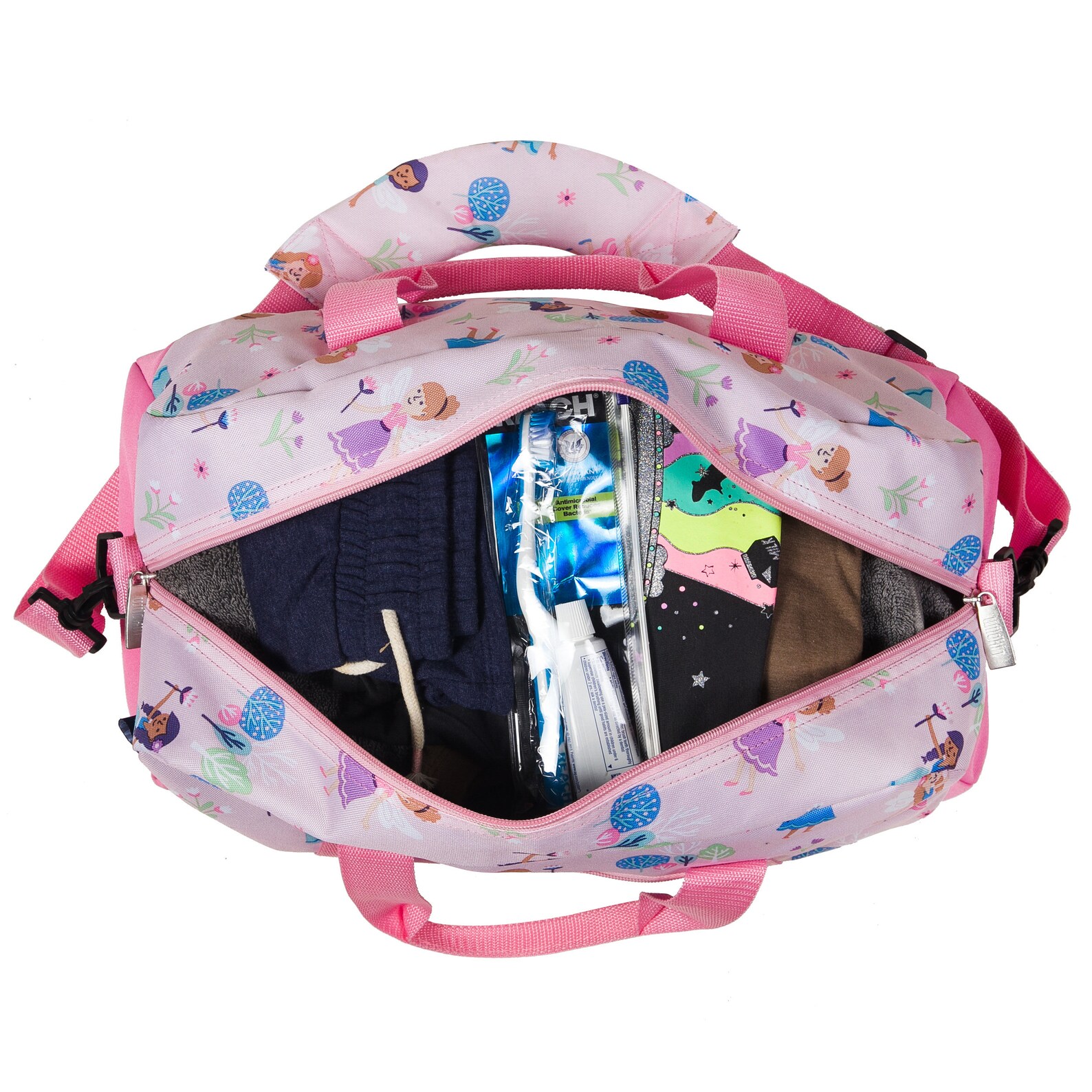 Kids Duffle Bag Personalized Girls Weekender Bag Princess Etsy