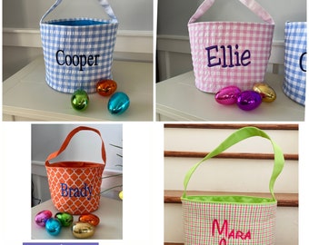 Kids Easter Basket Monogrammed  with Name Personalized Easter Gifts for Kids, Toddler, Baby