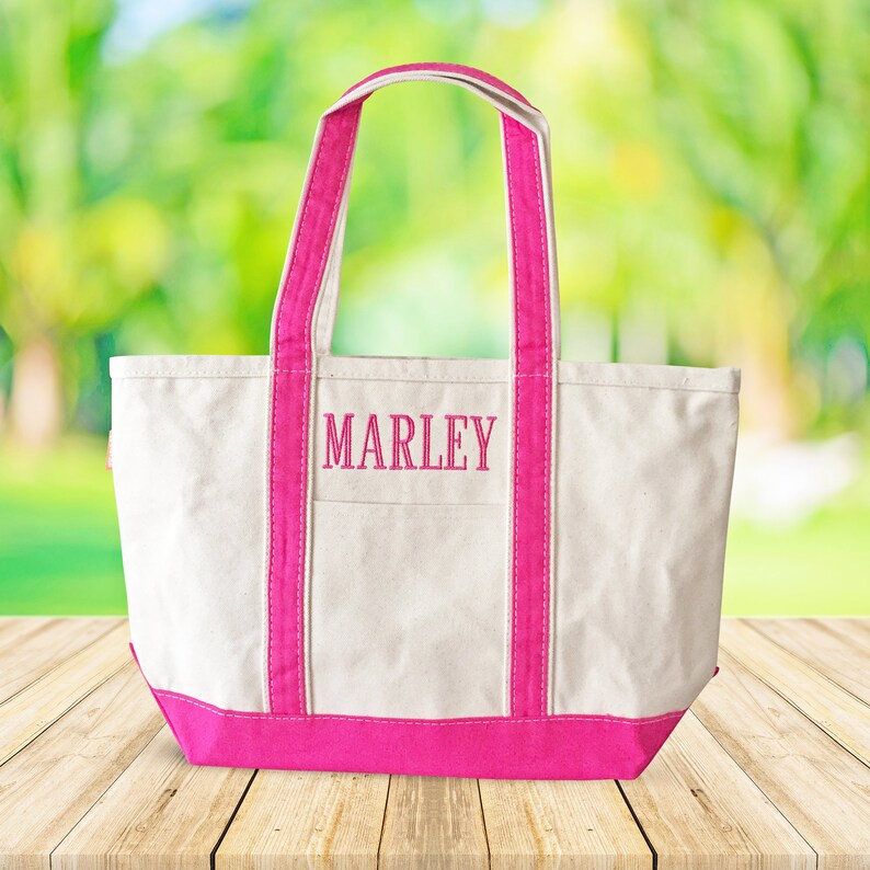 etsy monogrammed beach bag