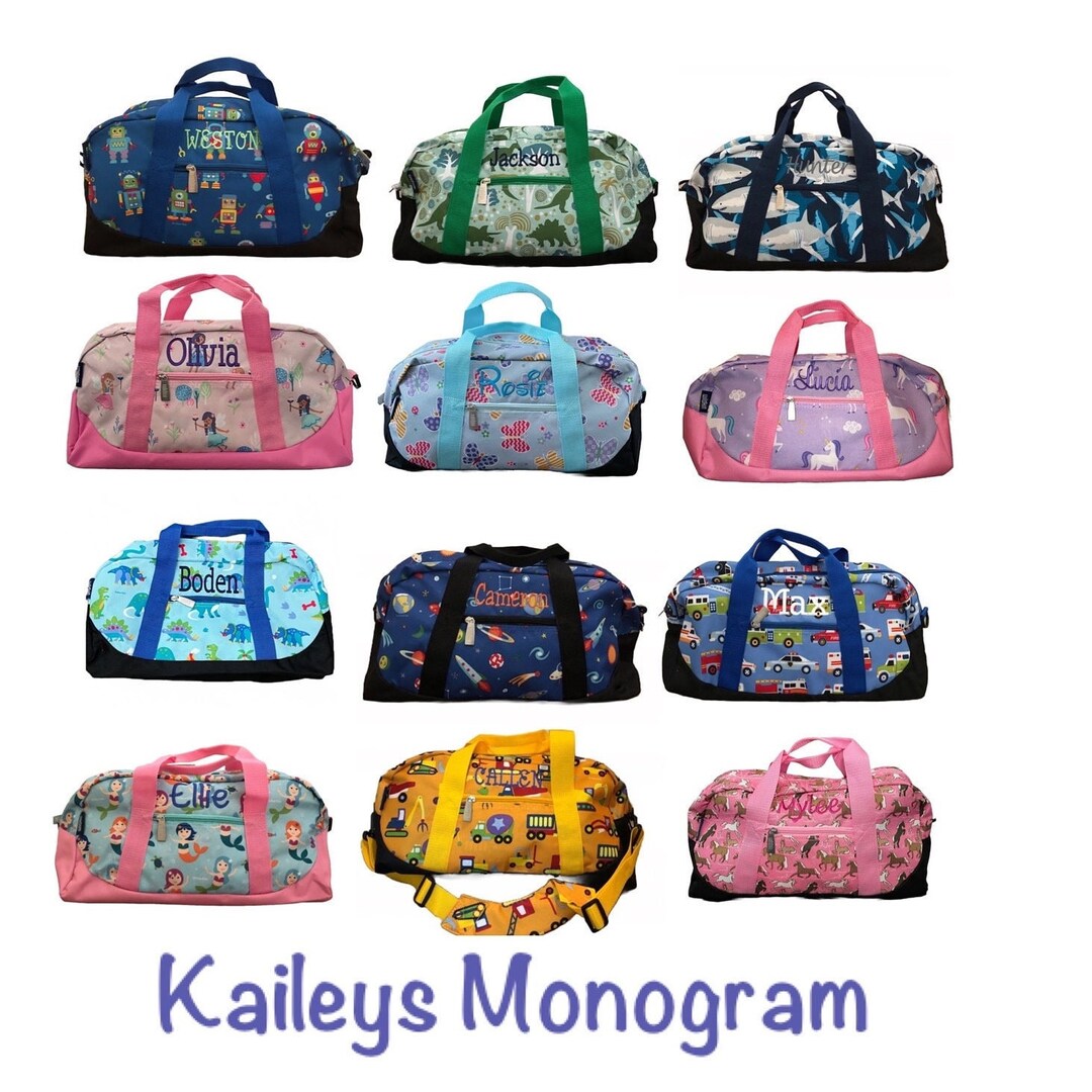 Wildkin Kids Overnighter Duffel Bags , Perfect for Sleepovers and Travel,  Carry-On Size (Transportation)
