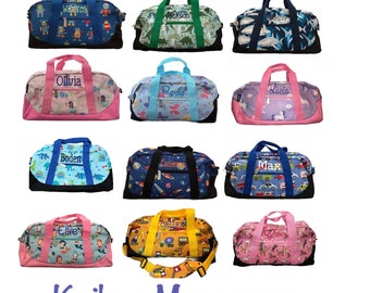 Christmas Gifts Kids Personalized Children’s Travel Bag Overnight Duffle Bags, Toddler Duffle Bag, Kids Tote Bag, Air Travel Carry On Bags