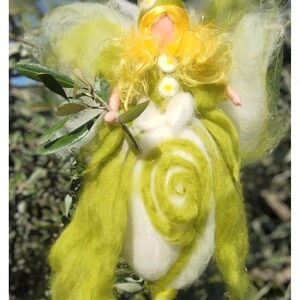 Easter Fairy in fairytale wool. Waldorf. Made to order