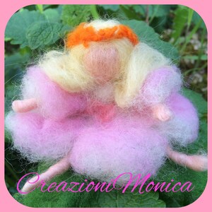 This is Rosa Canina little flower of the medicinal plant, flower of spring, in style waldorf, made to order