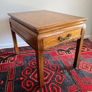 Century Side Table Chin Hua One Drawer Lamp Table Chinoiserie