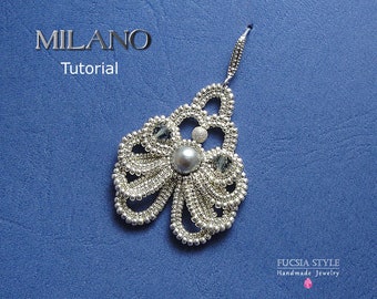 Tutoriel Boucles d'oreilles Milano - motif perlé