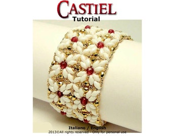 Tutoriel Bracelet Castiel - motifs de perles