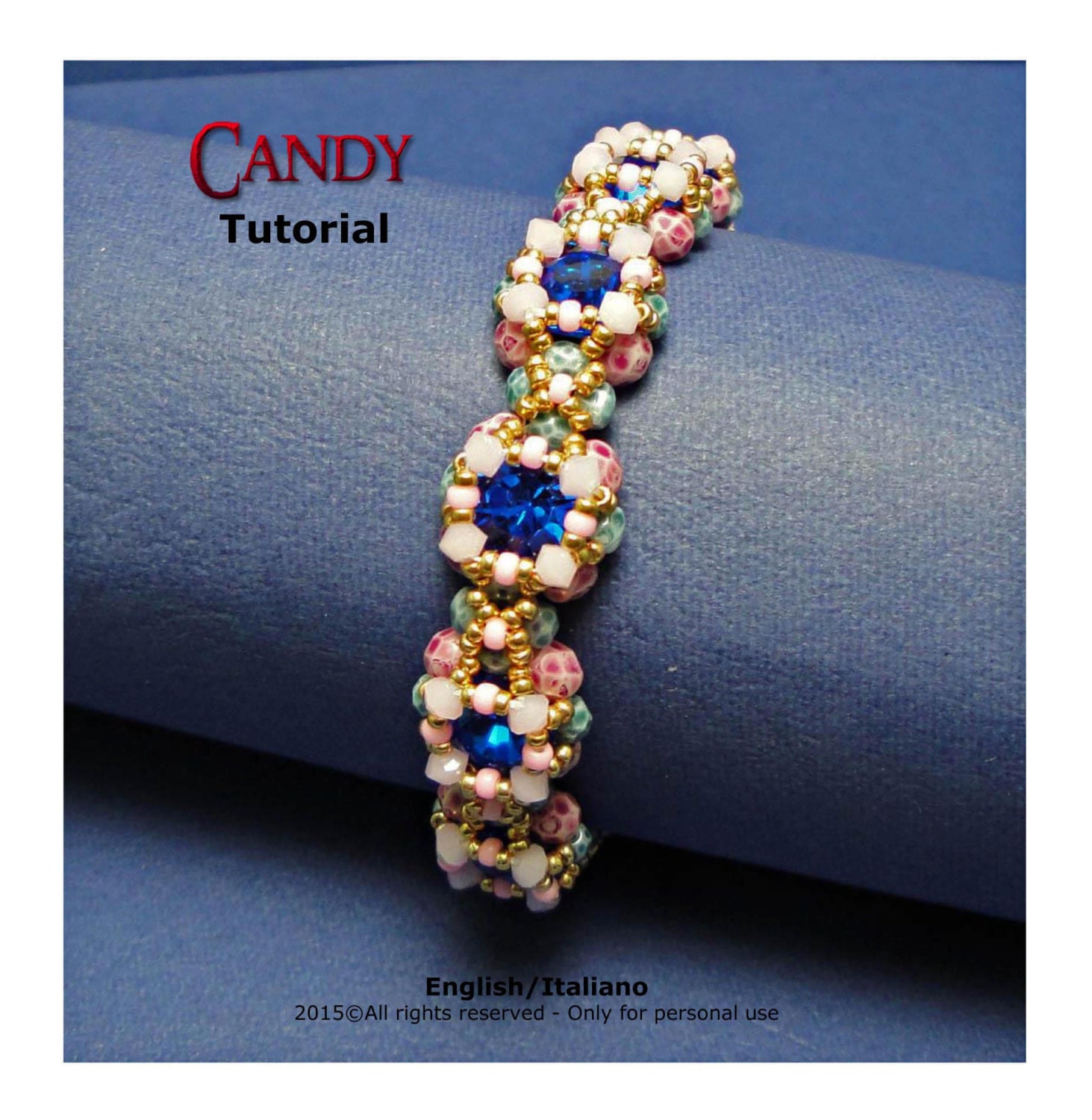 Candy Bracelet Tutorial Beading Pattern Etsy