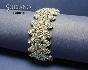 Tutoriel Bracelet Sultan - motif perlé
