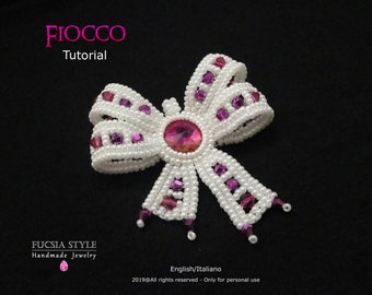 Tutorial Fiocco Pendant - beading pattern