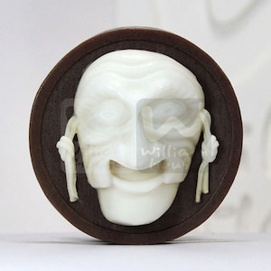 Hahoe mask C - Handmade Silicone Soap Mold Candle Mould Diy Craft Molds