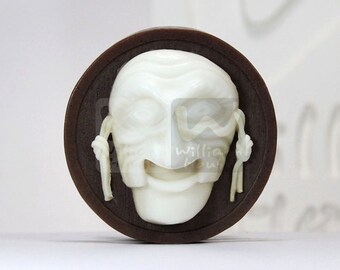 Hahoe mask C - Handmade Silicone Soap Mold Candle Mould Diy Craft Molds