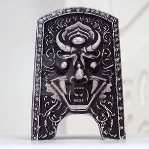 Roof tile of Korean goblin face - handmade design soap mold