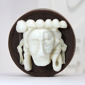 Hahoe mask D - handmade design soap mold