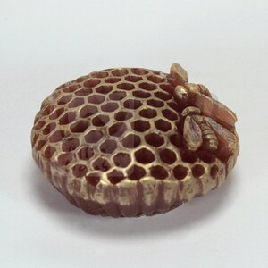 Honeycomb with honeybee handmade design soap mold image 2