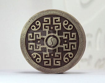 Taegeuk pattern - handmade design soap mold