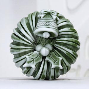 Blessings of Christmas Bell - handmade design soap mold