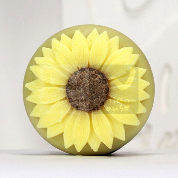 Sun flower II - Handmade Silicone Soap Mold Candle Mould Diy Craft Molds