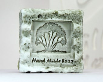 Stone stamps A - handmade design soap mold