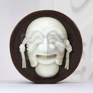 Hahoe mask A - handmade design soap mold
