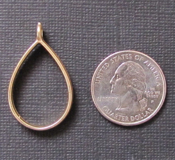 Pendants Jewelry & Beauty 12*17mm Teardrop Open Back Bezel Pendant open