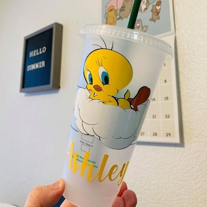 Tweety Bird Starbucks Cup/Vaso personalizado/Taza Starbucks personalizada