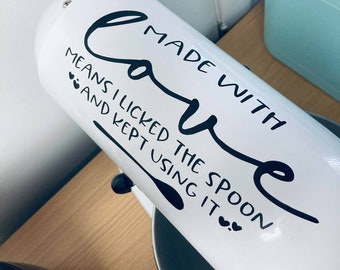 Stand Mixer Decal/Kitchen Aid Decal/Custom Vinyl Sticker