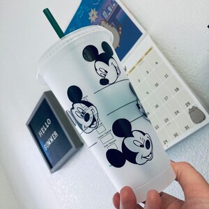Mickey Mouse Tumbler/Custom Starbucks Cup/Custom Reusable Tumbler/Disney Tumbler