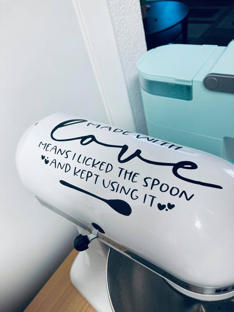 Stand Mixer Decal/kitchen Aid Decal/custom Vinyl Sticker Etsy