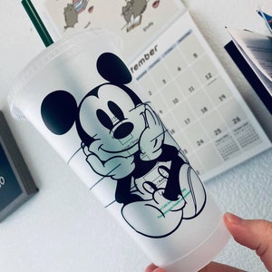 Mickey Tumbler/Custom Starbucks Cup/Custom Tumbler/Reusable Cup/Disney Tumbler
