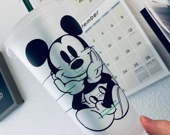 Mickey Tumbler/Custom Starbucks Cup/Custom Tumbler/Reusable Cup/Disney Tumbler
