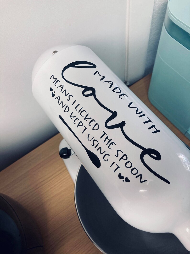 Stand Mixer Decal/Kitchen Aid Decal/Custom Vinyl Sticker Etsy