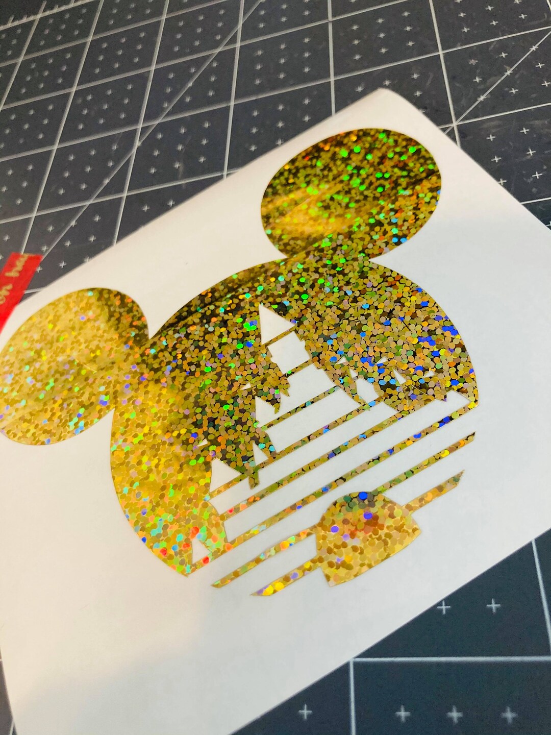 Mickey Castle Decal/custom Vinyl Decal/vinyl Sticker/disney Etsy