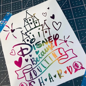 Disney Sticker/Vinyl Sticker/Epcot Sticker