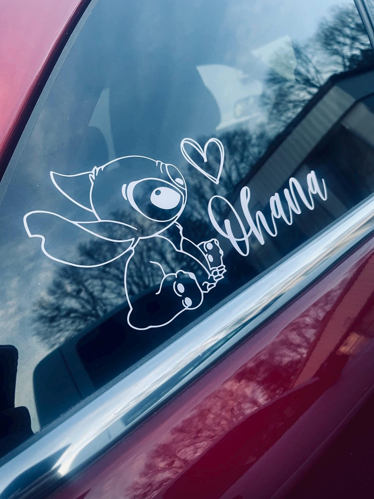 Stitch Ohana Car Decal - Etsy