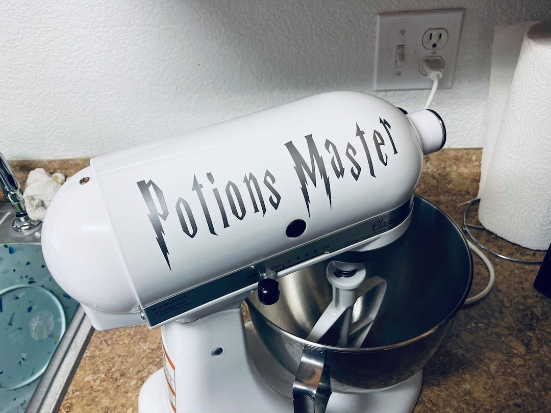 Stand Mixer Decal/harry Potter Decal/custom Kitchen Aid Decal/appliance