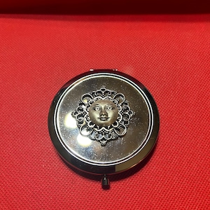 Compact mirror, pocket mirror, make up mirror, full moon, gift for her, birthday present, gift for wife or mom