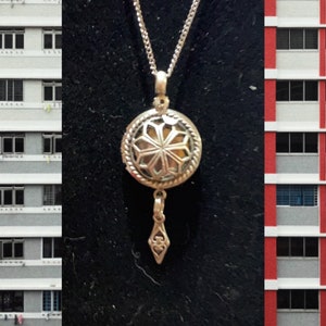 Elegant Filigree Locket - Perfect Gift for Her, Birthday Present for Mother