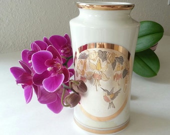Lovely Vintage Hummingbird Vase