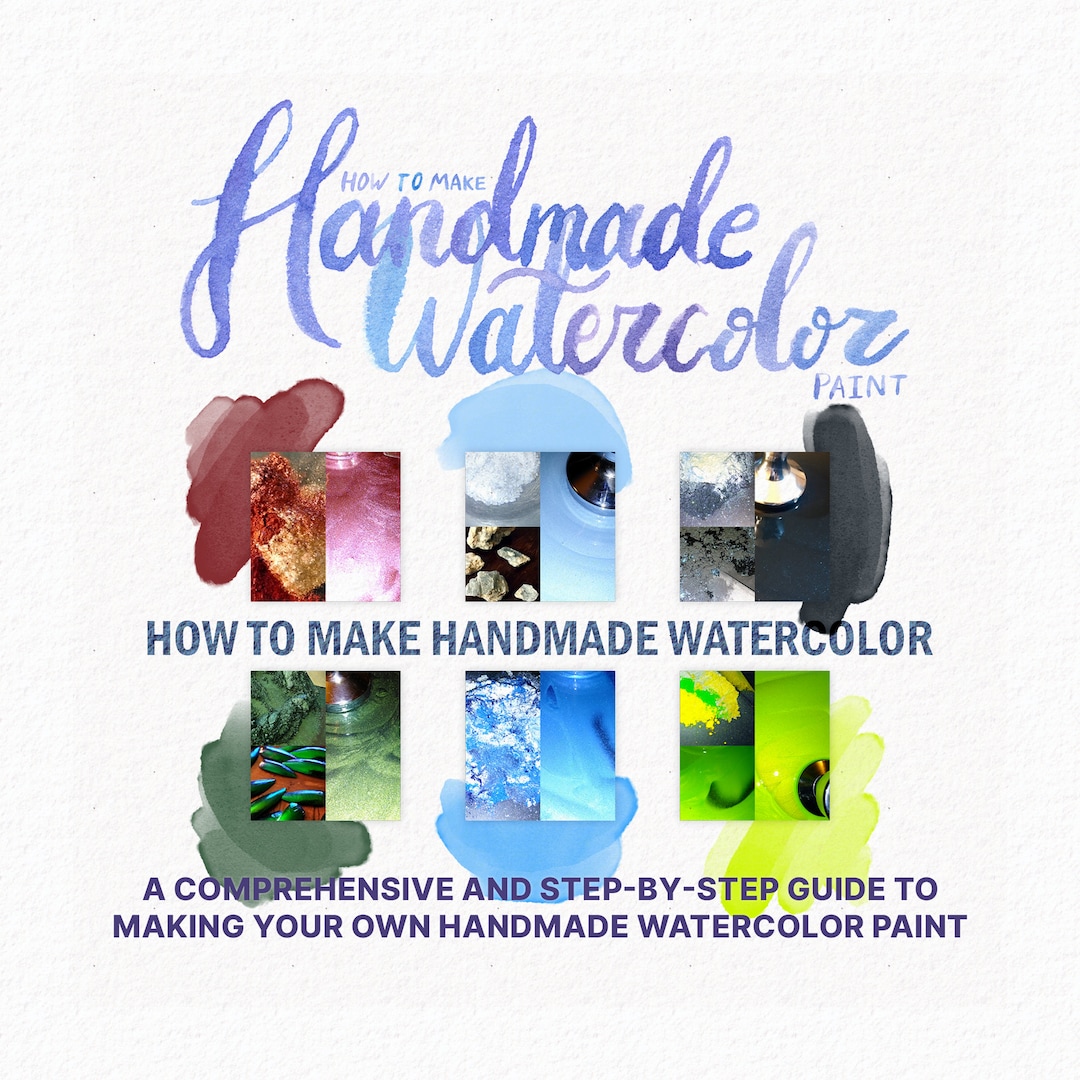 How to Make Your Own Handmade Watercolor Paint Digital Booklet How-to ...