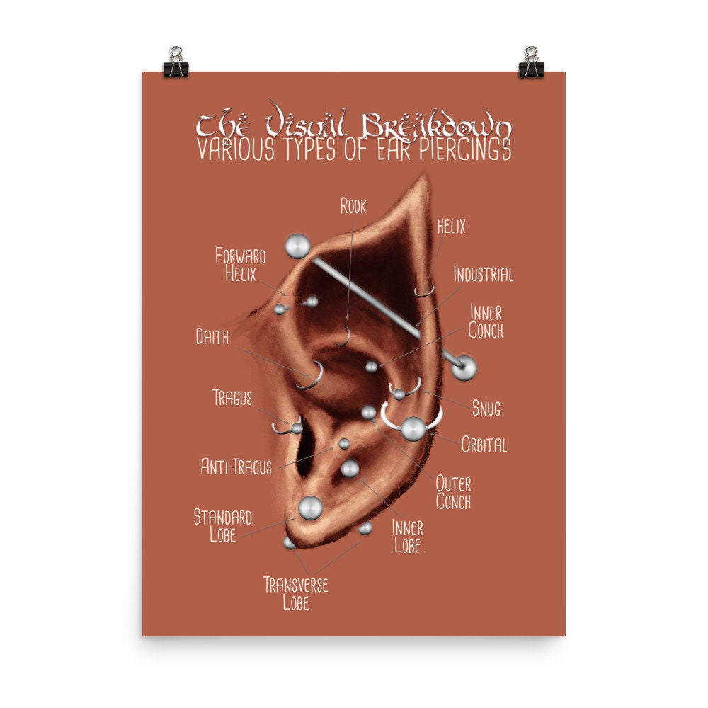 Elf Ear Piercing Chart Gift Medium - Il Fullxfull.4420327801 Qnkq