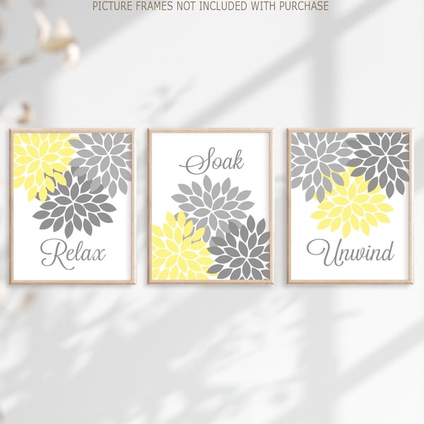 Yellow Bathroom Etsy