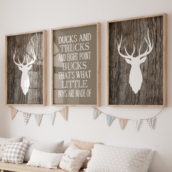 Deer Nursery Decor Etsy