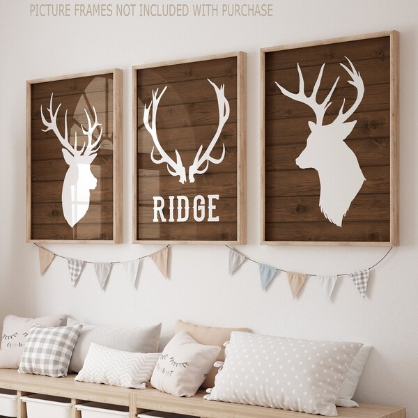 Deer Nursery Art Etsy