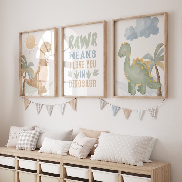 Dinosaur Nursery - Etsy