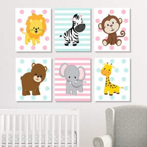jungle nursery prints